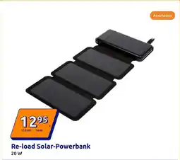 Action Re-load Solar-Powerbank Angebot