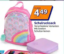 Action Schulrucksack Angebot