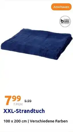 Action XXL-Strandtuch Angebot