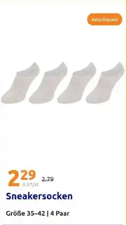 Action Sneakersocken Angebot
