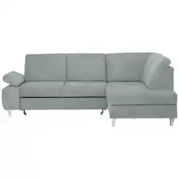 XXXLutz Ecksofa in Flachgewebe Hellgrau Angebot