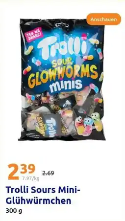 Action Trolli Sours Mini Glühwürmchen Angebot