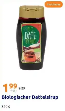 Action Biologischer Dattelsirup Angebot