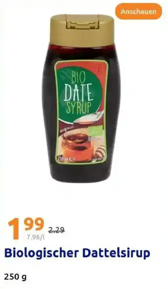 Action Biologischer Dattelsirup Angebot