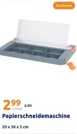 Action Papierschneidemaschine Angebot