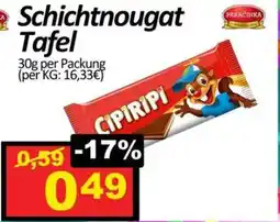 Wurstico Schichtnougat Tafel Angebot