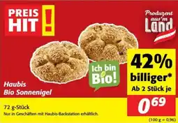 Nah&Frisch Haubis Bio Sonnenigel Angebot