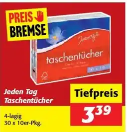 Nah&Frisch Jeden Tag Taschentücher Angebot