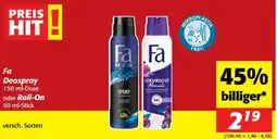 Nah&Frisch Fa Deospray Angebot