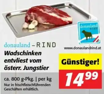 Nah&Frisch Wadschinken entvliest vom Österr. Jungstier Angebot