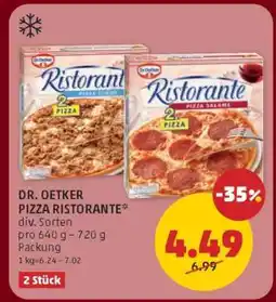 PENNY Dr. Oetker Pizza Ristorante Angebot