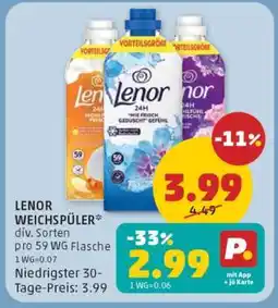 PENNY Lenor Weichspüler Angebot