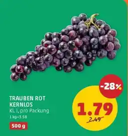 PENNY Trauben rot kernlos Angebot
