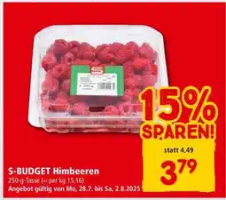 Interspar S-BUDGET Himbeeren Angebot