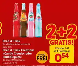 Interspar Dreh & Trink Creations Candy Clouds oder Bubblegum Angebot