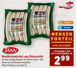 Interspar Rostbratwürstel aus Österreich Angebot