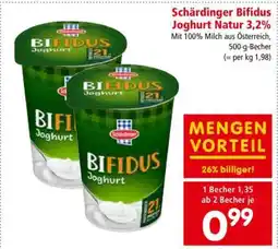 Interspar Schärdinger Bifidus Joghurt Natur 3,2% Angebot
