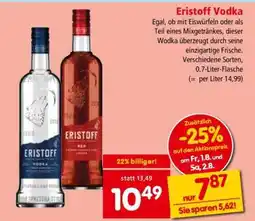 Interspar Eristoff Vodka Angebot
