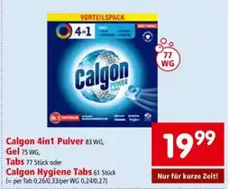Interspar Calgon 4in1 Pulver Angebot