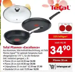 Interspar Tefal Pfannen Excellence Angebot