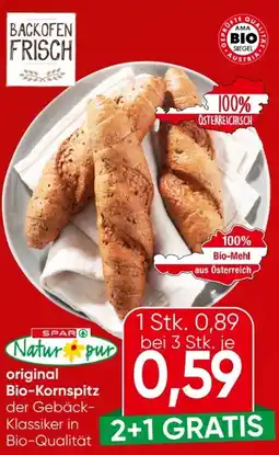 Eurospar Spar Natur pur Bio-Kornspitz Angebot