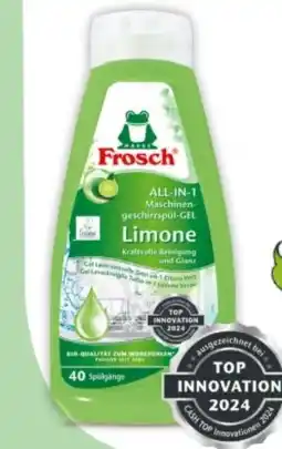 Interspar Frosch Geschirrspül-Gel All-in-One Limone Angebot