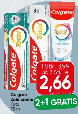 Spar Colgate Total Zahncreme Angebot