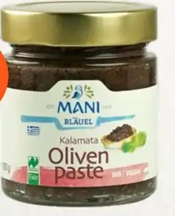 Prokopp Mani Bläuel Bio-Kalamata Olivenpaste Angebot