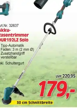 Zgonc Makita Akku Rasentrimmer DUR192LZ Solo Angebot