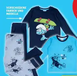 Hofer Die Schlümpfe Kinder-Pyjama Angebot