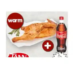 Interspar 1/2 Grillhendl mit Coca-Cola, Fanta, Mezzo Mix oder Sprite INTERSPAR Angebot
