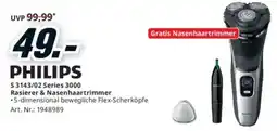 Media Markt S 3143/02 Series 3000 Rasierer & Nasenhaartrimmer Angebot