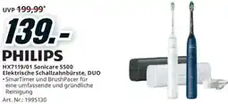 Media Markt HX7119/01 Sonicare 5500 Elektrische Schallzahnbürste DUO Angebot