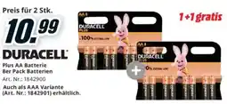 Media Markt Plus AA Batterie 8er Pack Batterien Angebot
