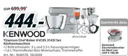 Media Markt Titanium Chef Baker KVC85.314SI Set Küchenmaschine Angebot