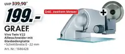Media Markt Vivo Twin V22 Allesschneider mit Glasbodenplatte Angebot