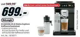 Media Markt ECAM450.55.G Eletta Explore Kaffeevollautomat Angebot