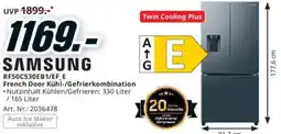 Media Markt RF50C530EB1/EF_E French Door Kühl-/Gefrierkombination Angebot