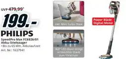 Media Markt Speed Pro Max FC6826/01 Akku-Stielsauger Angebot