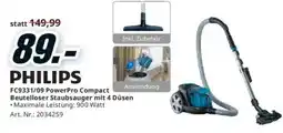 Media Markt FC9331/09 PowerPro Compact Beutelloser Staubsauger mit 4 Düsen Angebot