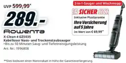Media Markt X-Clean 4 GZ5035 Kabelloser Nass- und Trockenstaubsauger Angebot