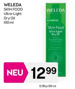 Bipa Weleda skin food ultra-light dry oil Angebot
