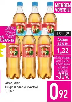 Sutterlüty Almdudler Original oder Zuckerfrei Angebot