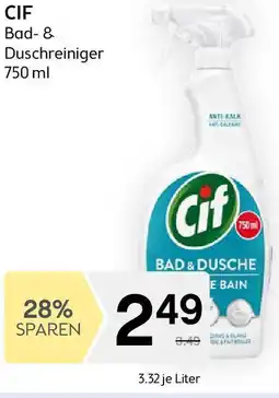 Bipa CIF Bad- & Duschreiniger Angebot