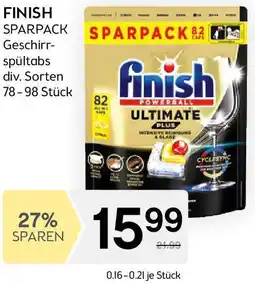 Bipa Finish sparpack Geschirrspültabs Angebot