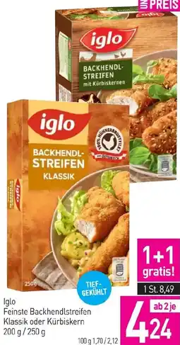 Sutterlüty Iglo Feinste Backhendlstreifen Klassik oder Kürbiskern Angebot