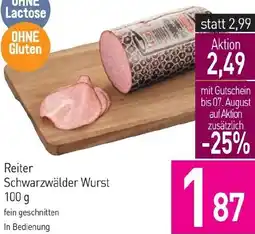 Sutterlüty Reiter Schwarzwälder Wurst Angebot