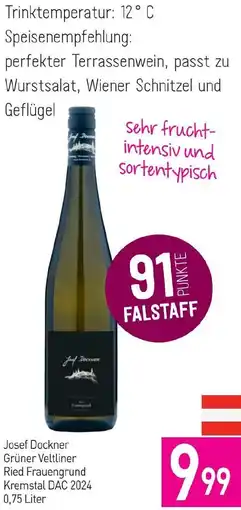 Sutterlüty Josef Dockner Grüner Veltliner Ried Frauengrund Kremstal Angebot
