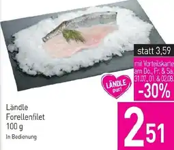 Sutterlüty Ländle Forellenfilet Angebot