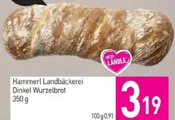 Sutterlüty Hammerl Landbäckerei Dinkel Wurzelbrot Angebot